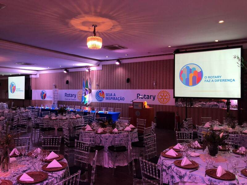 Telão em evento